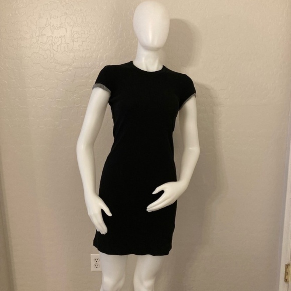 James Perse Vintage Cotton Reversible T-Shirt Dress Size 0